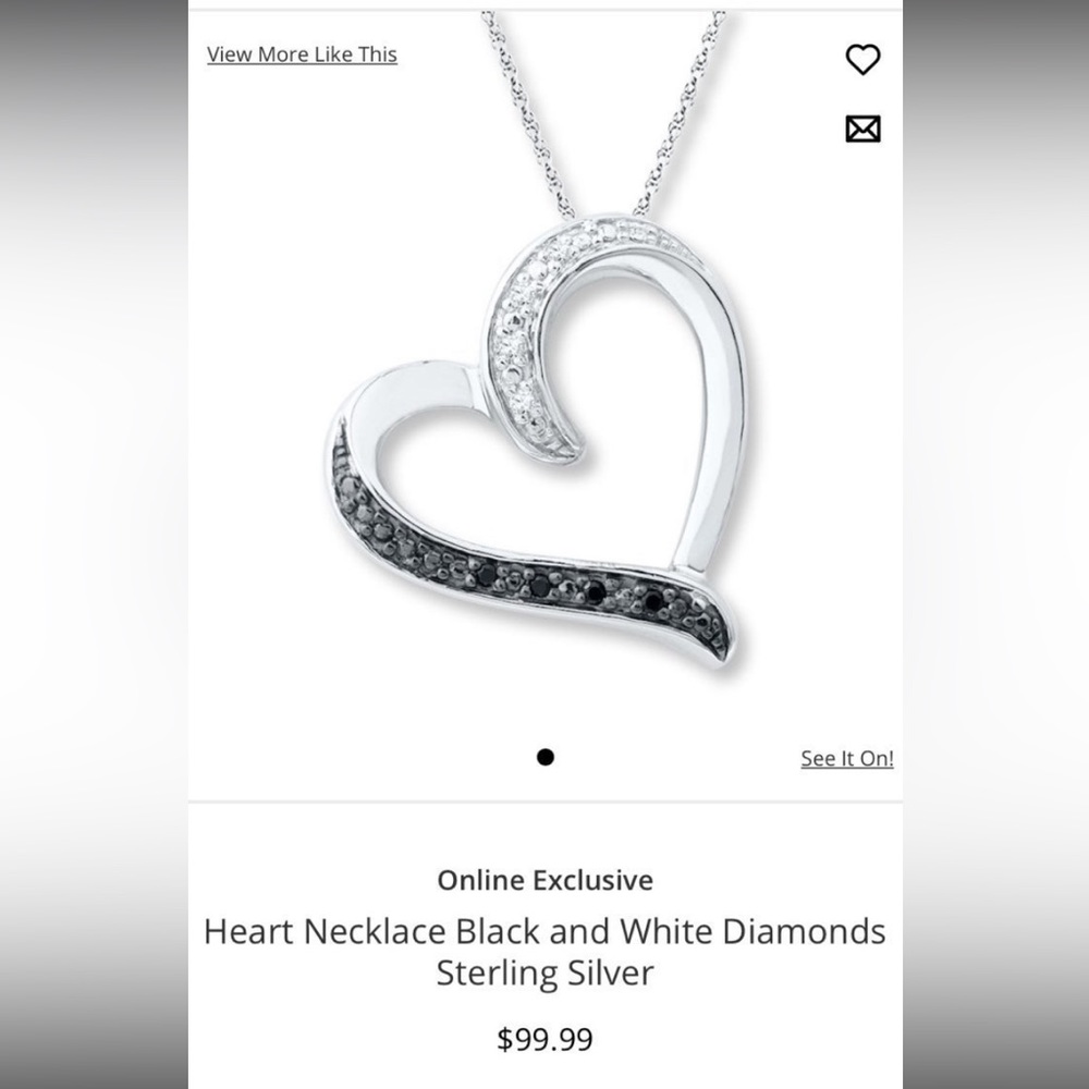 Kay's Heart Necklace Charm
